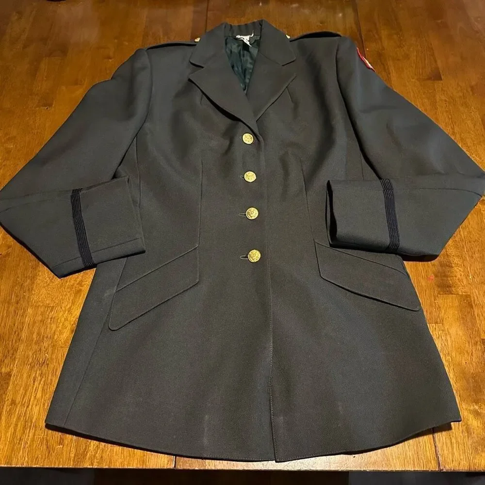 Vintage Army DC National Guard Women’s Official Blazer Jacket Size 12 Regular - Picture 1 of 12